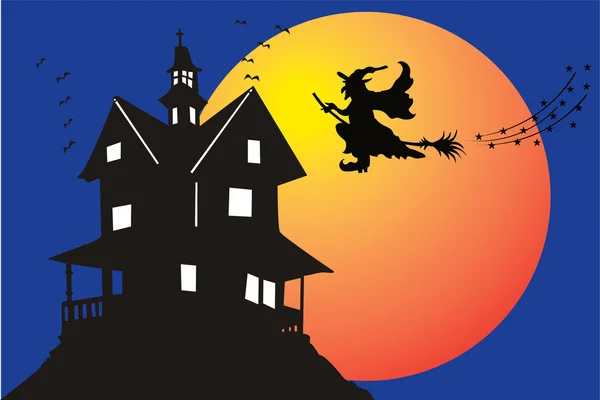Halloween achtergrond vector — Stockvector