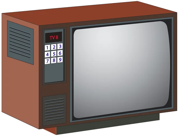 Παλιά τηλεόραση — Διανυσματικό Αρχείο