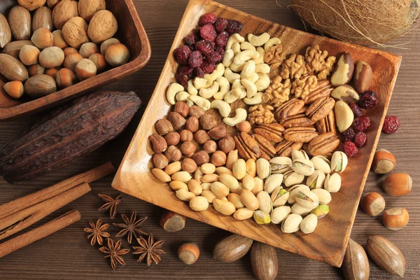 Assorted NUTS — Stockfoto