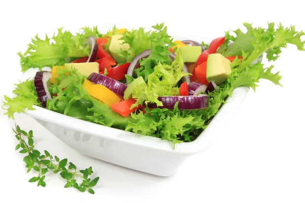 Fargerik salat – stockfoto