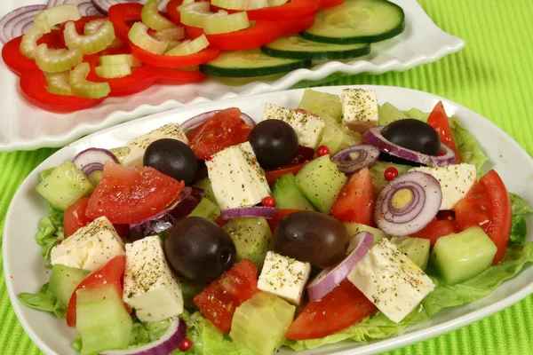 Feta-Salat — Stockfoto