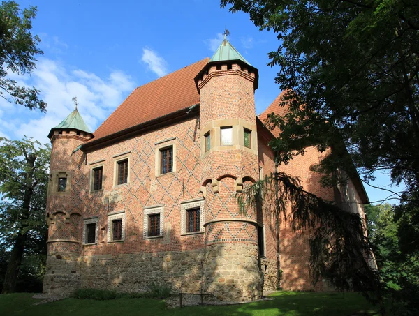 Polska - zamek Dębno — Zdjęcie stockowe