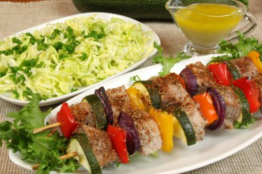 Shish kebab clipart