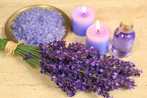 Spa candles — Stock Photo, Image