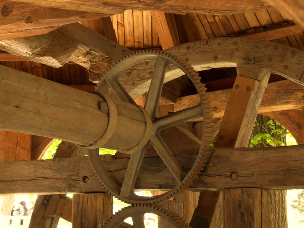 Old windmill interior — Stock Photo, Image
