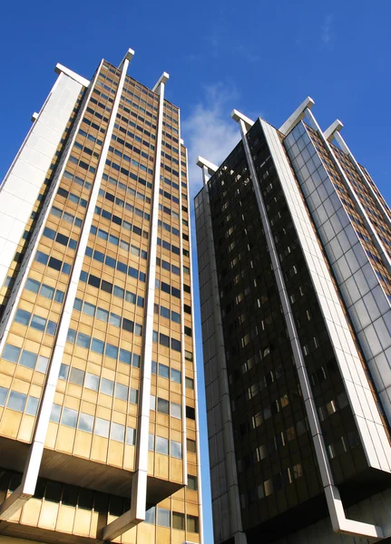 쌍둥이 고층 빌딩 — 스톡 사진