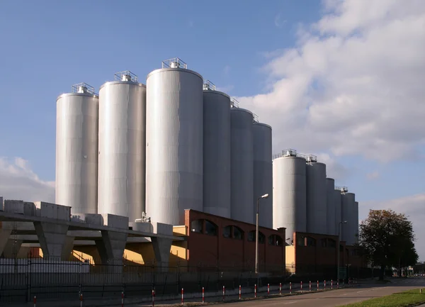 Fabrica modernă de bere — Fotografie, imagine de stoc