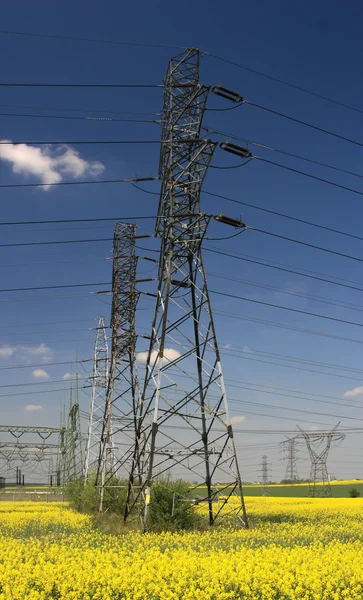 Electric pylons — Stock Photo, Image