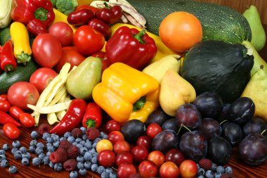 Fruits and vegetables. clipart