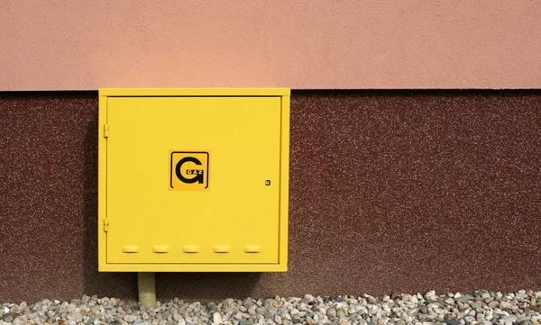 가스 미터 박스 — 스톡 사진