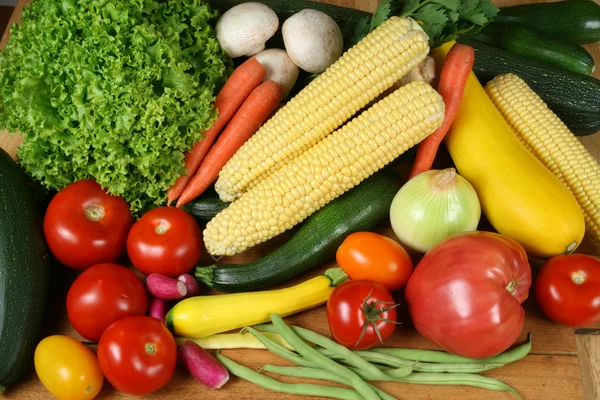 Barevné potraviny — Stock fotografie