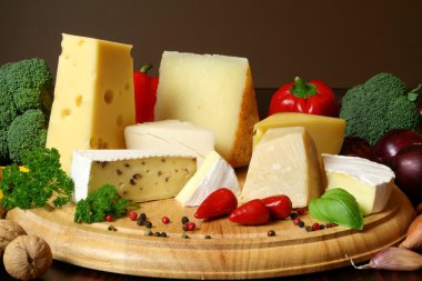 Cheese board clipart