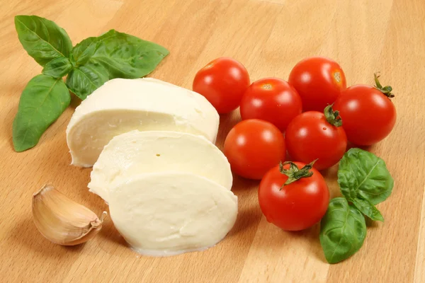 stock image Mozzarella and tomatoes