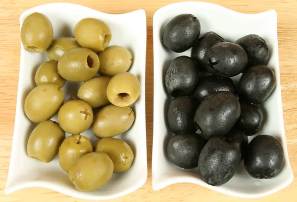 stock image Green and black olives