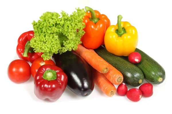 Geïsoleerde groenten — Stockfoto