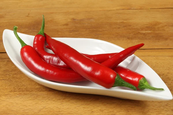 Red cayenne peppers — Stock Photo, Image