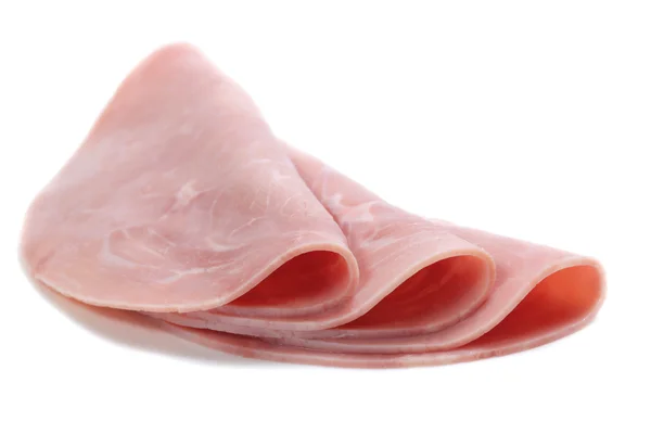 Slices of ham. — Stock Photo, Image