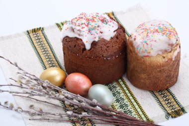 Traditional easter cake clipart