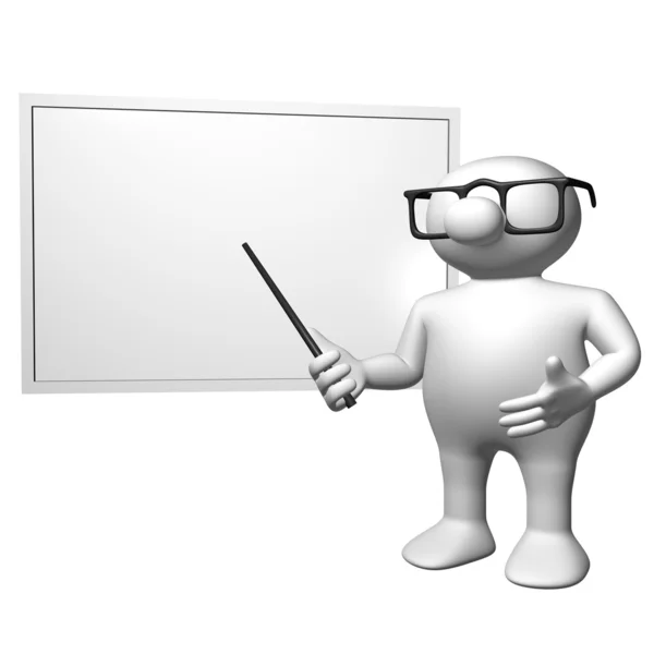 Blackboard ile logoman — Stok fotoğraf