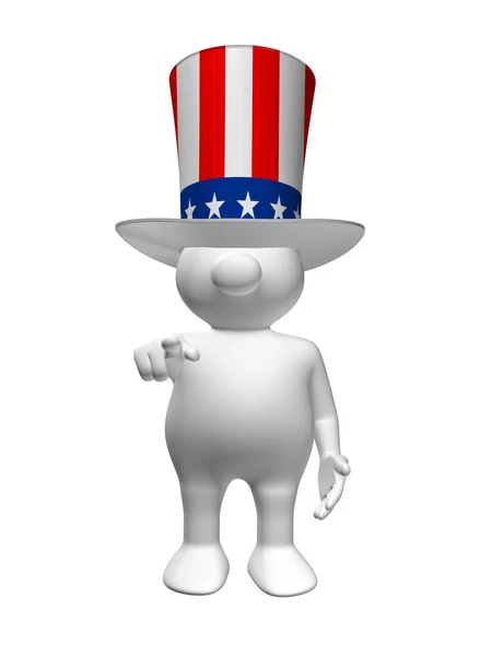 stock image Logoman Uncle Sam