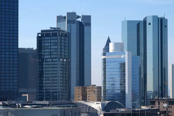 Frankfurtské Panorama — Stock fotografie