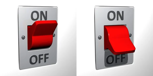 Flip switch - On-Off — Stock Photo, Image