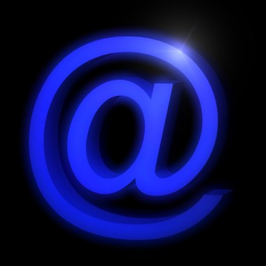 Email black clipart