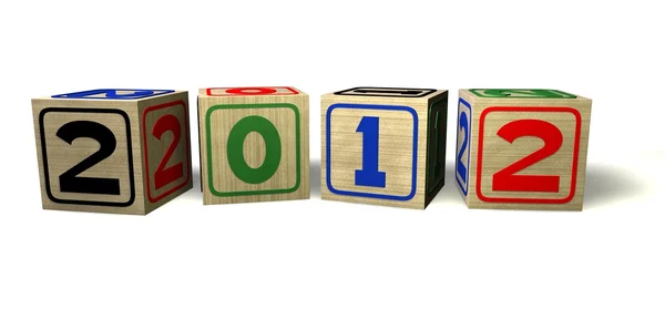 stock image Baby Blocks - 2012