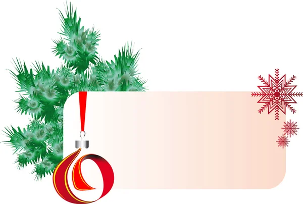 Boules de Noël de bande — Image vectorielle