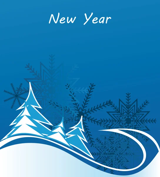 Neues Jahr, Weihnachten, Feiertagsrahmen, Hintergrund, Banner — Stockvektor