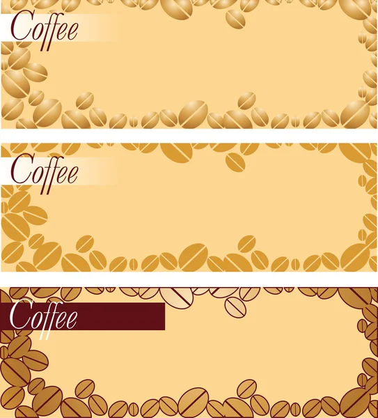 Kávová zrna — Stockový vektor