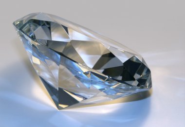 Diamond sideways in light back clipart