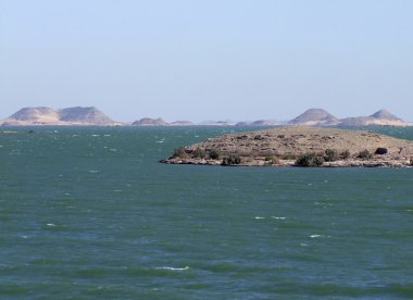 Scenery around Lake Nasser clipart