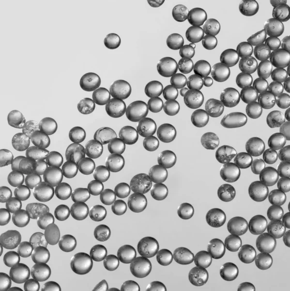 Geri bir ışık şeffaf globüller — Stok fotoğraf