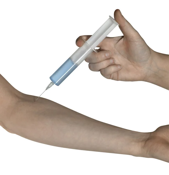 Intravenózní injekce — Stock fotografie