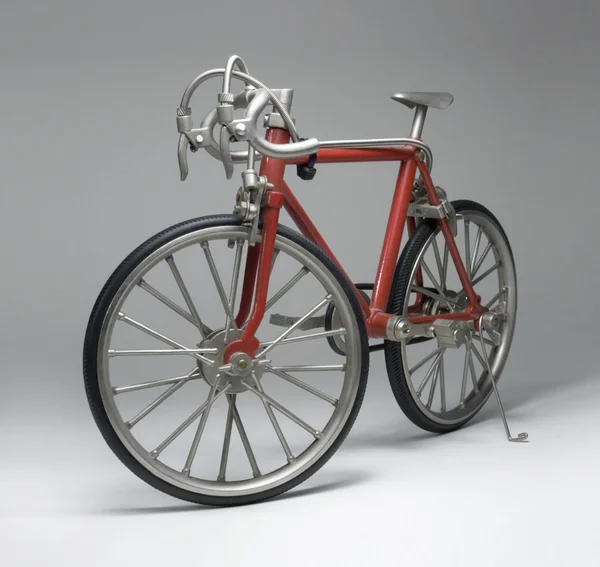 stock image Model of a red framed bicycle