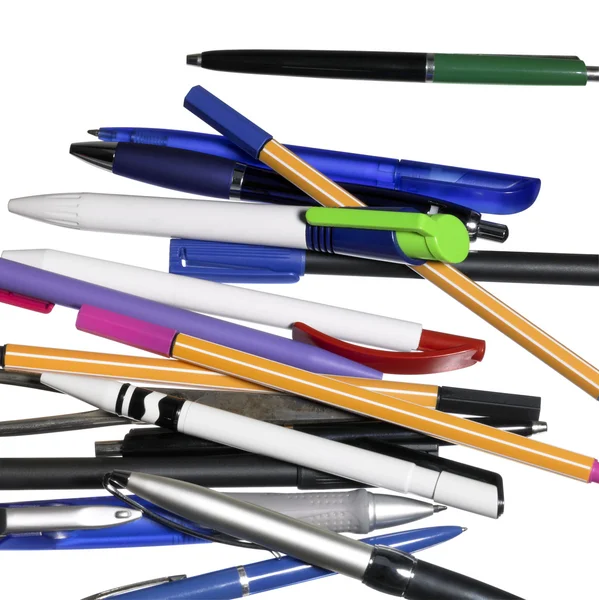 Vários lápis de mistura — Fotografia de Stock