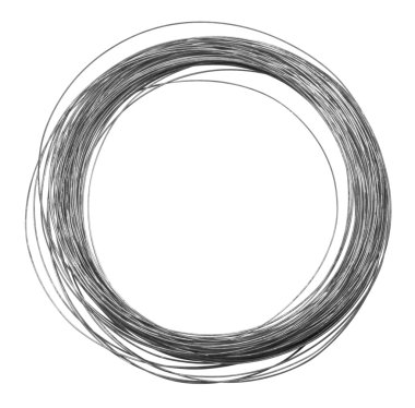 Rolled metal wire clipart