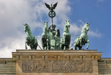 Brandenburg Gate detail clipart