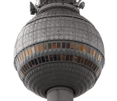 Detail of the Fernsehturm Berlin clipart