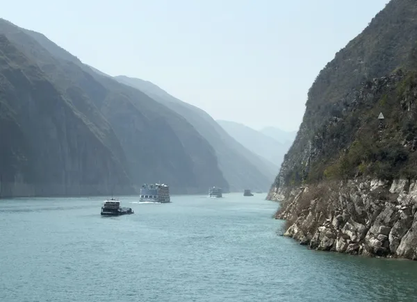 Yangtze Nehri manzarası — Stok fotoğraf