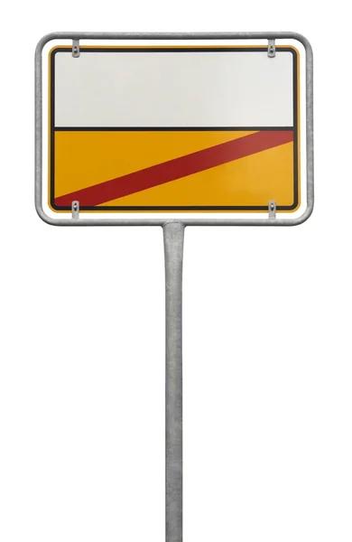 Alman yer işareti — Stok fotoğraf
