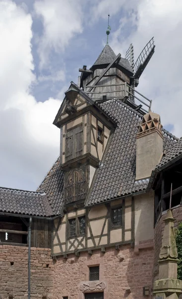 Haut-Koenigsbourg Schloss detail — Stockfoto