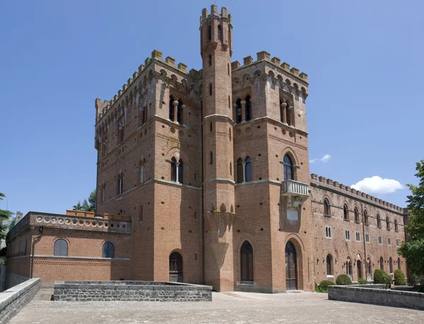 Замок Brolio — стокове фото