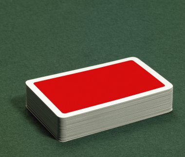 Stack of playing cards clipart