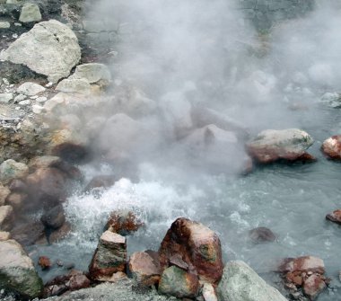 Hot spring detail clipart
