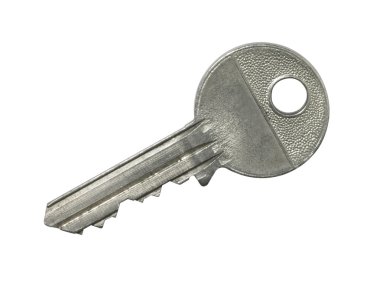 Old metallic key clipart