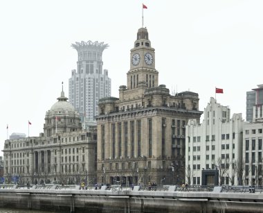 The Bund in Shanghai clipart