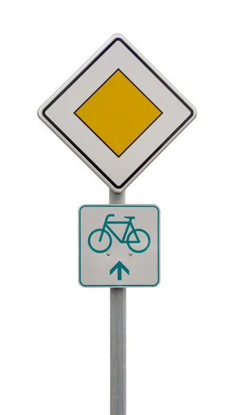 優先道路の標識 — ストック写真