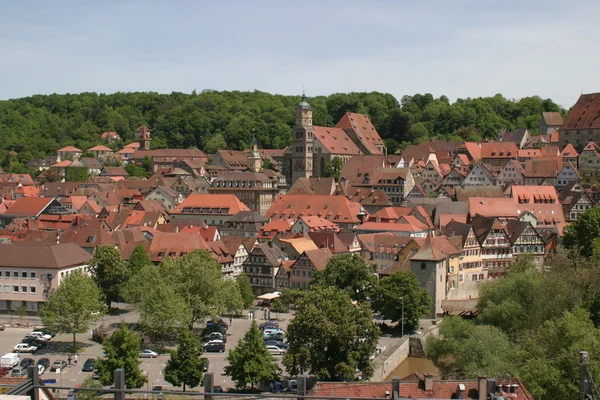 Aerial picture of Schwäbisch Hall — стокове фото